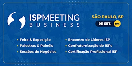 ISP Meeting | São Paulo, SP